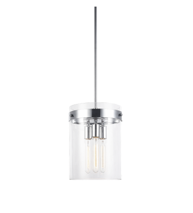 60 Watt Medium E26 Chrome Metal Pendant (C78403CH) - Matteo 60 Watt Medium E26 Chrome Metal Pendant (C78403CH) - Matteo