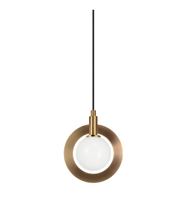 25 Watt Candelabra E12 Aged Gold Brass Metal Pendant (C80701AGOP) - Matteo 25 Watt Candelabra E12 Aged Gold Brass Metal Pendant (C80701AGOP) - Matteo