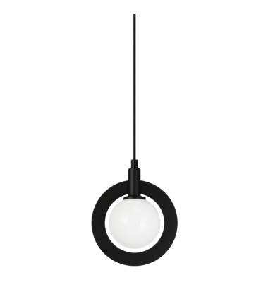 25 Watt Candelabra E12 Black Metal Pendant (C80701BKOP) - Matteo 25 Watt Candelabra E12 Black Metal Pendant (C80701BKOP) - Matteo