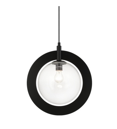 60 Watt Medium E26 Black Metal Pendant (C80711BKCL) - Matteo 60 Watt Medium E26 Black Metal Pendant (C80711BKCL) - Matteo