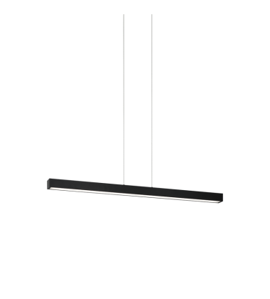  16W LED Matte Black Metal Chandelier (C80833MB) - Matteo Modern
