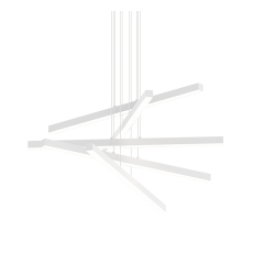  20W LED Matte White Metal Chandelier (C80845MW) - Matteo Modern