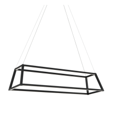 1 x 36W LED 120V Matte Black Metal Chandelier (C81346MB) - Matteo 1 x 36W LED 120V Matte Black Metal Chandelier (C81346MB) - Matteo
