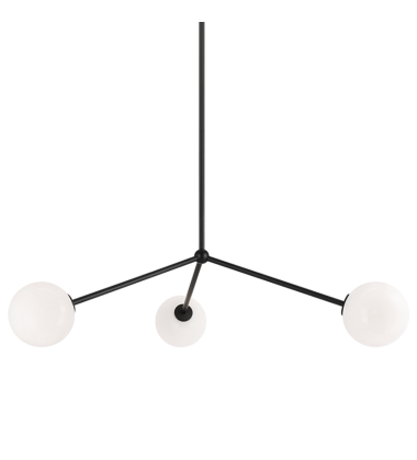   Black Metal Pendant (C81703BKOP) - Matteo