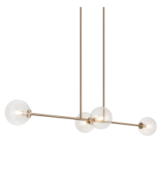  40 Watt Candelabra E12   Metal Pendant (C81704AGCL) - Matteo