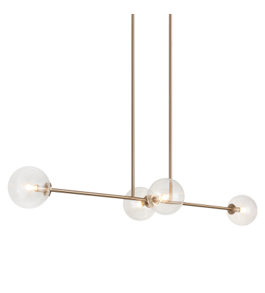  40 Watt Candelabra E12   Metal Pendant (C81704AGCL) - Matteo