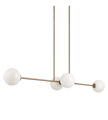  40 Watt Candelabra E12  Aged Gold Brass Metal Chandelier (C81704AGOP) - Matteo