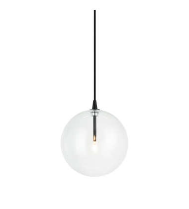   Black Metal Pendant (C81811BKCL) - Matteo