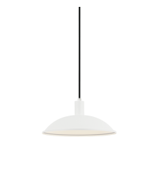  60W Medium Base Matte White Metal Pendants (C81901MW) - Matteo