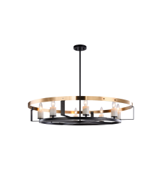  Crandle Chandelier(C82908BKAG)-Matteo