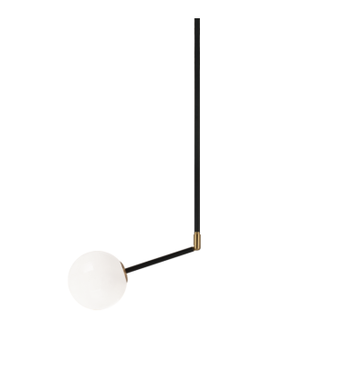  5 Watt LED G9  Aged Gold Brass Metal Pendant (C83001AGOP) - Matteo