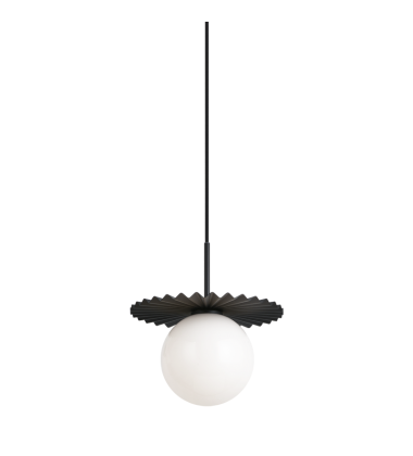  40 Watt Candelabra E12  Black Metal Pendants (C83101BKOP) - Matteo