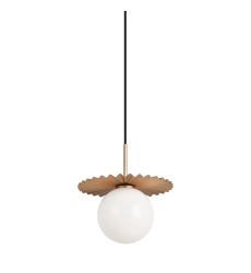  40 Watt Candelabra E12  Matte Gold Metal Pendants (C83101MGOP) - Matteo