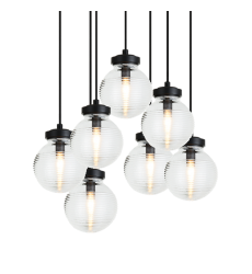   Matte Black Metal Pendant (C84007MBCL) - Matteo