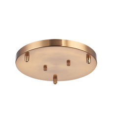   Aged Gold Brass Metal Canopy (CP0103AG) - Matteo