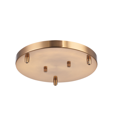   Aged Gold Brass Metal Canopy (CP0103AG) - Matteo