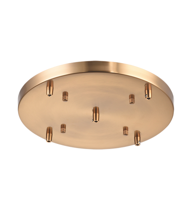   Aged Gold Brass Metal Canopy (CP0105AG) - Matteo
