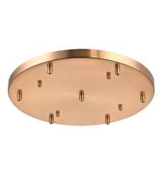   Aged Gold Brass Metal Canopy (CP0107AG) - Matteo