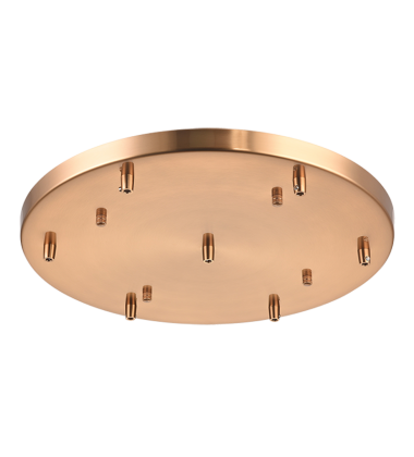   Aged Gold Brass Metal Canopy (CP0107AG) - Matteo