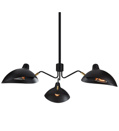  60 Watt Medium E26  Bronze & Brushed Gold Metal Pendant (CX57903BZ) - Matteo