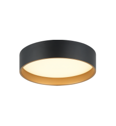  30W LED Matte Black Metal Flush Mounts (M10115MB) - Matteo Modern