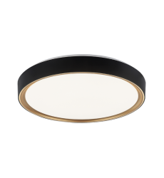 1 x 40W LED 120V Aged Gold Brass + Matte Black Metal Ceiling Mount (M10602BKGL) - Matteo 1 x 40W LED 120V Aged Gold Brass + Matte Black Metal Ceiling Mount (M10602BKGL) - Matteo