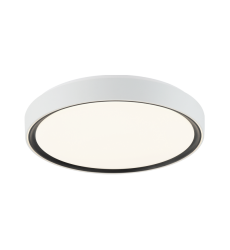 1 x 40W LED 120V Aged Gold Brass + White Metal Ceiling Mount (M10602WHBK) - Matteo 1 x 40W LED 120V Aged Gold Brass + White Metal Ceiling Mount (M10602WHBK) - Matteo