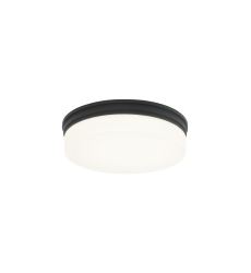 20 Watt LED Matte Black Metal Flush Mounts (M10901MB) - Matteo