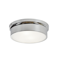  60 Watt Medium E26  Chrome Metal Ceiling Mount (M12802CH) - Matteo