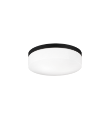 10 Watt LED Medium E26  Black Metal Ceiling Mount (M13002BK) - Matteo