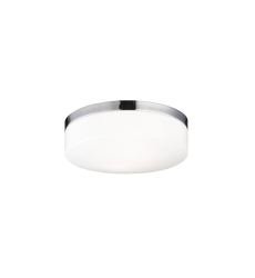  10 Watt LED Medium E26  Chrome Metal Ceiling Mount (M13002CH) - Matteo