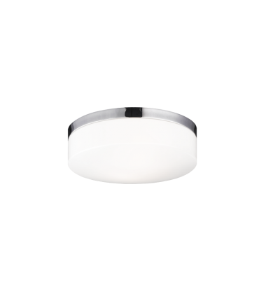  10 Watt LED Medium E26  Chrome Metal Ceiling Mount (M13002CH) - Matteo