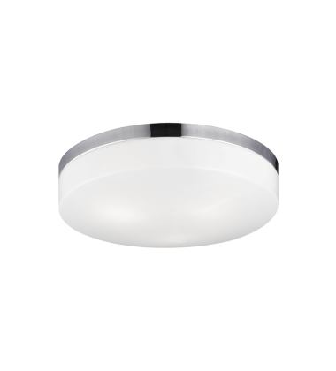  10 Watt LED Medium E26  Chrome Metal Ceiling Mount (M13003CH) - Matteo