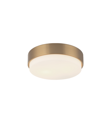 2 x 10W LED Medium Base-E26 120V Aged Gold Brass Metal Ceiling Mount (M13202AG) - Matteo 2 x 10W LED Medium Base-E26 120V Aged Gold Brass Metal Ceiling Mount (M13202AG) - Matteo