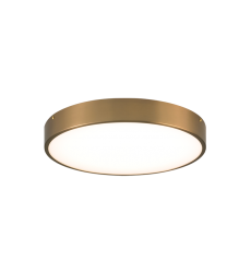 35 Watt LED Aged Gold Brass Metal Flush Mounts (M13702AG) - Matteo 35 Watt LED Aged Gold Brass Metal Flush Mounts (M13702AG) - Matteo