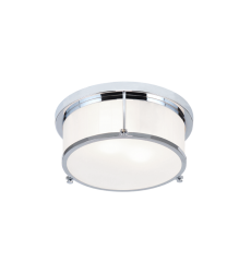  60 Watt Medium E26  Chrome Metal Ceiling Mount (M14902CH) - Matteo