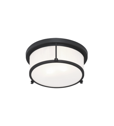 60 Watt Medium E26 Matte Black Metal Ceiling Mount (M14902MB) - Matteo 60 Watt Medium E26 Matte Black Metal Ceiling Mount (M14902MB) - Matteo