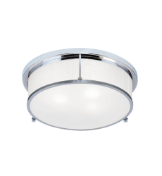  60 Watt Medium E26  Chrome Metal Ceiling Mount (M14903CH) - Matteo