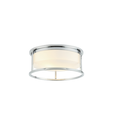 2 x 10W LED Medium Base-E26 120V Chrome Metal Ceiling Mount (M15002CH) - Matteo 2 x 10W LED Medium Base-E26 120V Chrome Metal Ceiling Mount (M15002CH) - Matteo