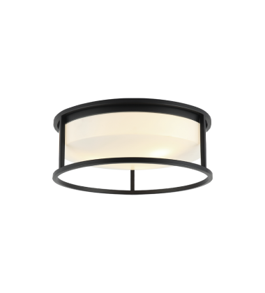 3 x 10W LED Medium Base-E26 120V Matte Black Metal Ceiling Mount (M15003MB) - Matteo 3 x 10W LED Medium Base-E26 120V Matte Black Metal Ceiling Mount (M15003MB) - Matteo