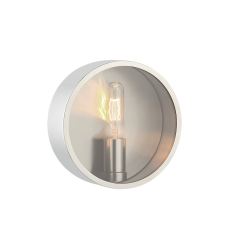  40 Watt Medium E26  Chrome Metal Wall Sconce (M15201CH) - Matteo