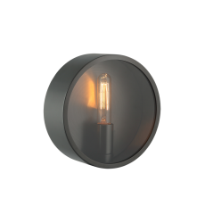  40 Watt Medium E26  Gunmetal Metal Wall Sconce (M15201GM) - Matteo
