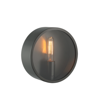 40 Watt Medium E26  Gunmetal Metal Wall Sconce (M15201GM) - Matteo