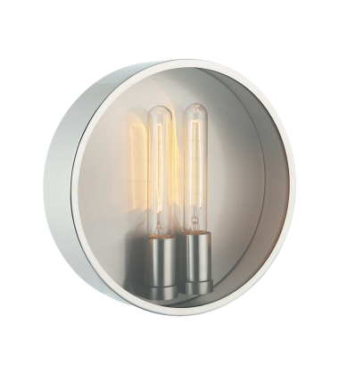 40 Watt Medium E26 Chrome Metal Wall Sconce (M15202CH) - Matteo 40 Watt Medium E26 Chrome Metal Wall Sconce (M15202CH) - Matteo