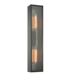  40 Watt Medium E26  Gunmetal Metal Wall Sconce (M15222GM) - Matteo