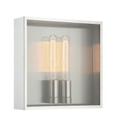  40 Watt Medium E26  Chrome Metal Wall Sconce (M15242CH) - Matteo