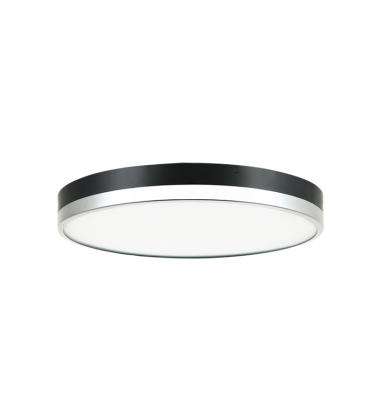  35 Watt LED Black & Chrome Metal Ceiling Mount (M15302BKCH) - Matteo