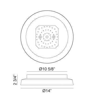 20 Watt LED Black Metal Flush Mounts (M15601BK) - Matteo  20 Watt LED Black Metal Flush Mounts (M15601BK) - Matteo