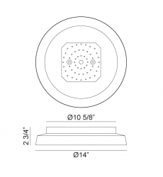 20 Watt LED White Metal Flush Mounts (M15601WH) - Matteo 20 Watt LED White Metal Flush Mounts (M15601WH) - Matteo