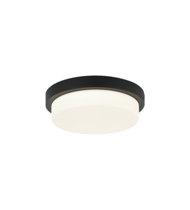  1 x 24W LED 120V Matte Black Metal Ceiling Mount (M15901MB) - Matteo
